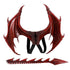 Cosplay How to Train Your Dragon costume props kids adult black demon wings dragon vampire wings mask halloween carnival purim props - menochic